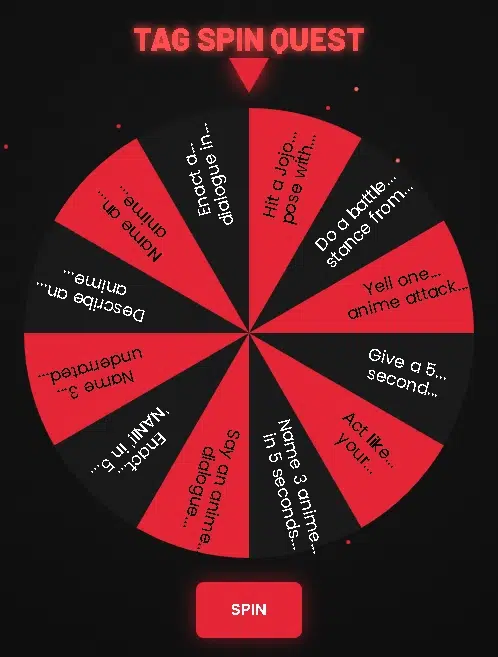 TAG Spin Quest